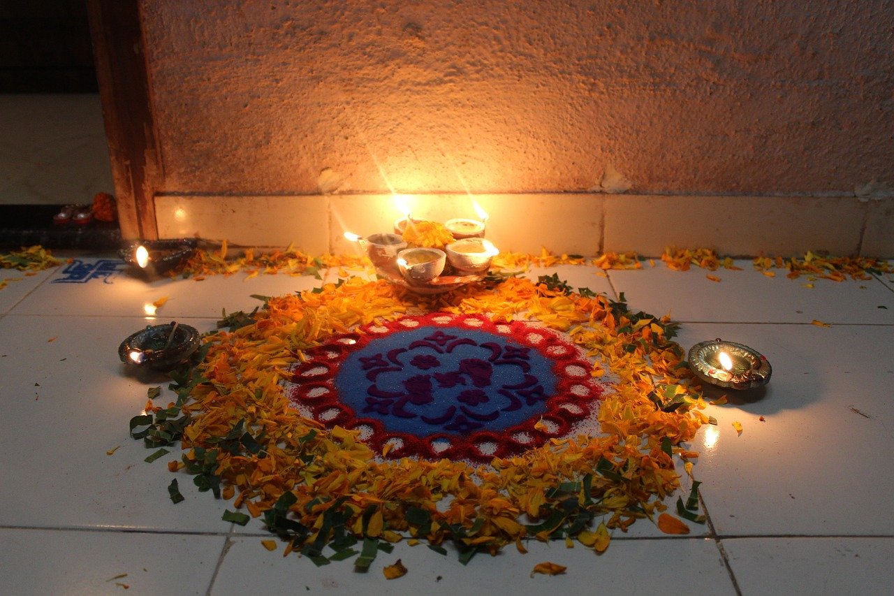 排燈節 Rangoli 印度教信仰