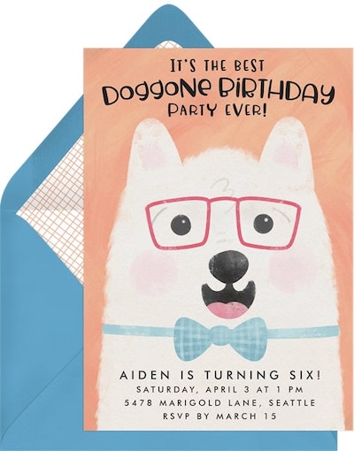 Doggone 生日請柬