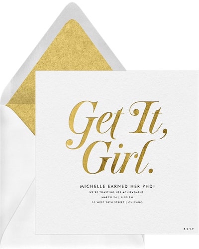 得到它的女孩邀請