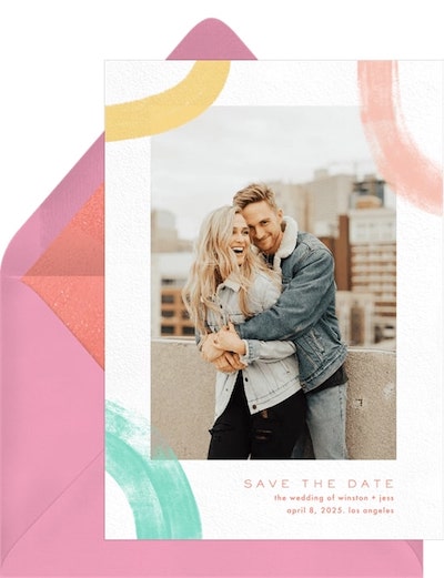 彩虹婚禮主題：Mod Mood Save the Date