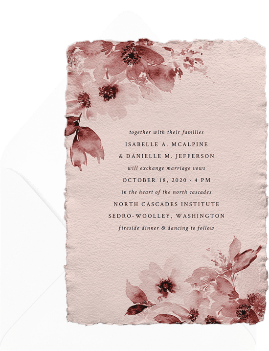婚禮請柬套裝:North Cascades Invitation