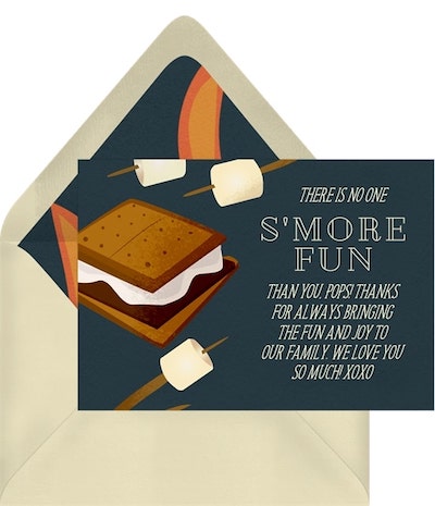 父親節創意：S'more Fun！ 卡片