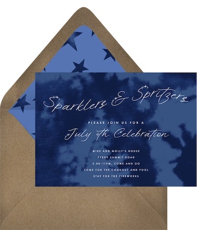 7 月 4 日成人活動：Sparklers & Spritzers 邀請