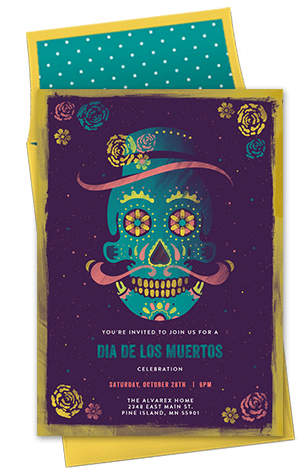 萬聖節 Dia De Los Muertos 邀請