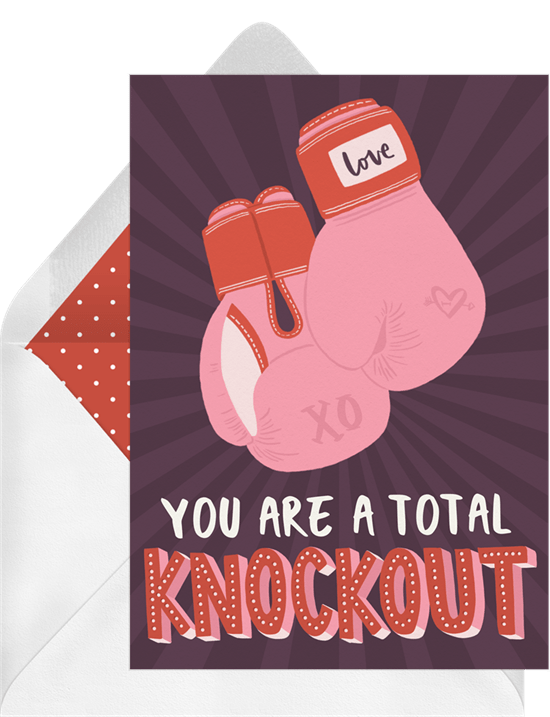 情人節語錄：Greenvelope 的 Total Knockout Card