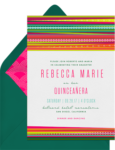 嘉年華風格的 Quinceañera