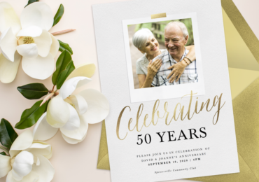 50 週年結婚紀念日請柬：措辭創意和設計