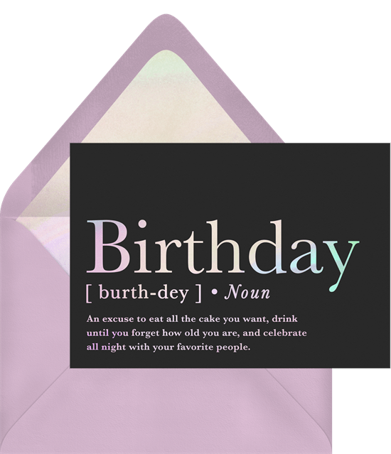 有趣的生日賀卡：生日賀卡