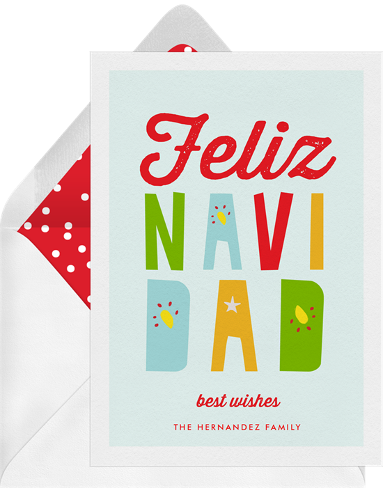 獨特的聖誕賀卡設計：Greenvelope 的 Festive Feliz Navidad