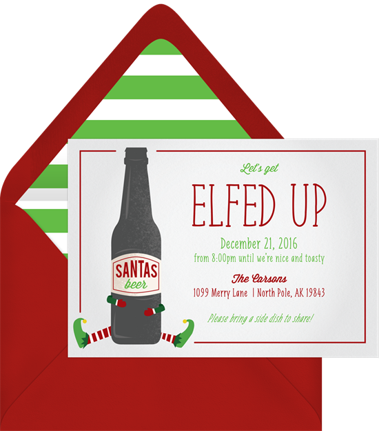 Elfed Up：聖誕派對邀請函