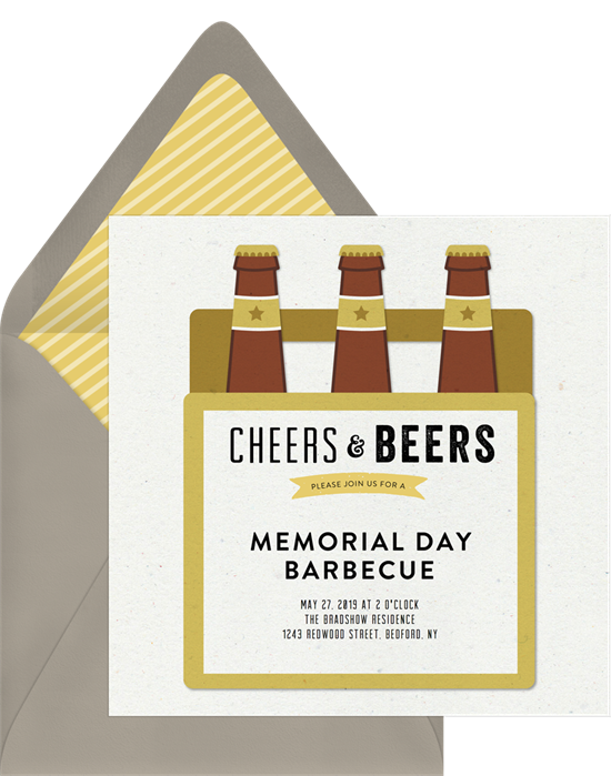 Greenvelope 陣亡將士紀念日燒烤邀請