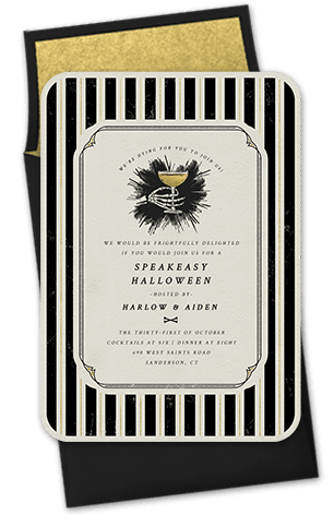 Speakeasy 萬聖節邀請函