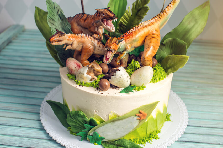 狂野一生日主題：侏羅紀主題生日蛋糕