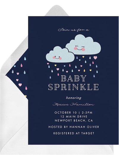 Sprinkle 迎嬰派對：Sprinkled With Love Invitation