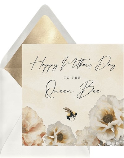 祝所有媽媽母親節快樂：Queen Bee Card